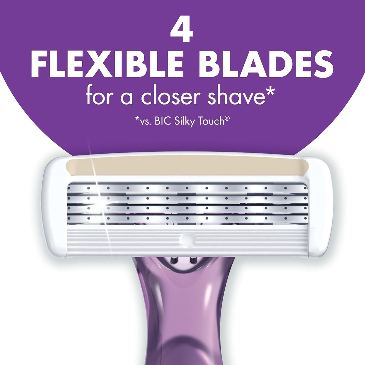 BIC Soleil Escape Women Disposable Razors 4 Blades for a Citrus Scented Razors for Women