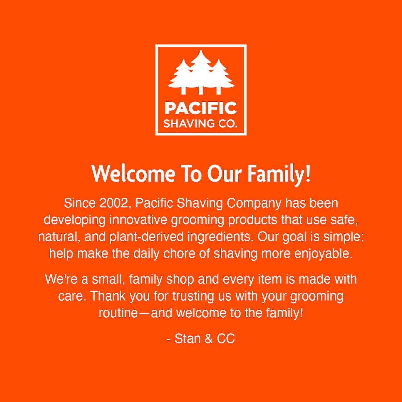 Pacific Shaving Company Natural Shaving Cream - Hydrating Shea Butter & Vitamin E Formula for Sensitive Skin | 7 Oz, 2 Pack