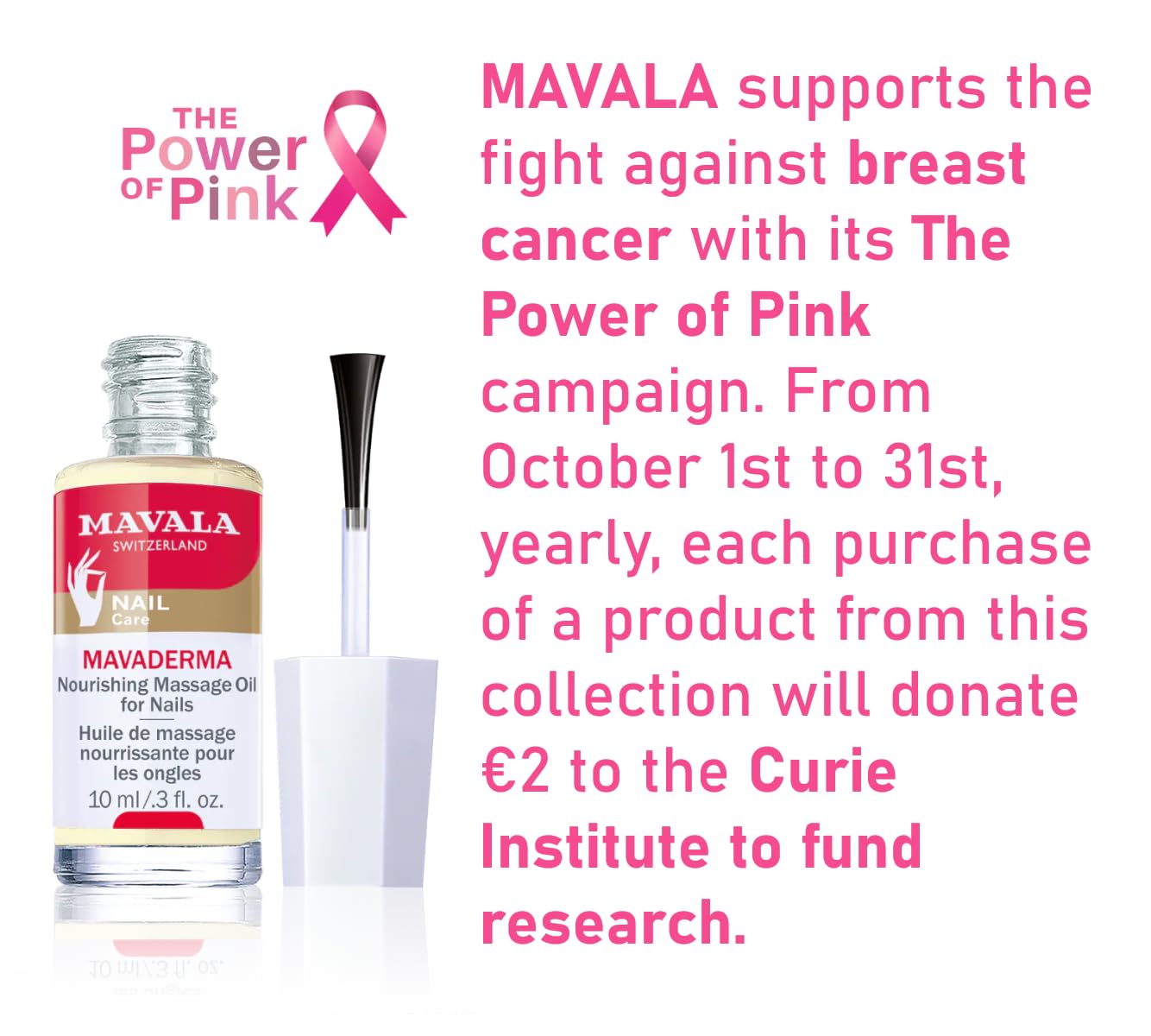 Mavala Mavaderma Nourishing Massage Oil for Nails, Nail Care, Nail Hardener, Cuticle Oil Nail Growth, Moisturizing & Healing Treatment for Cracked Nails & Rigid Cuticles (0.3 Ounce)
