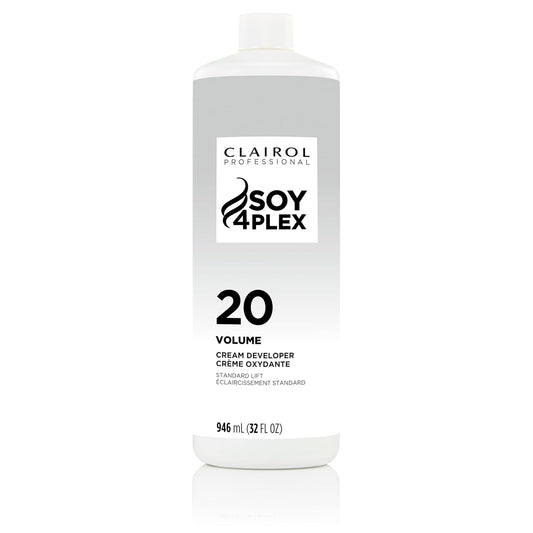 Clairol Professional Crème Permanente 20 Volume Hair Developers | For Coloring, Lightening & Lifting with Deep Conditioning Formula | Packaging May Vary