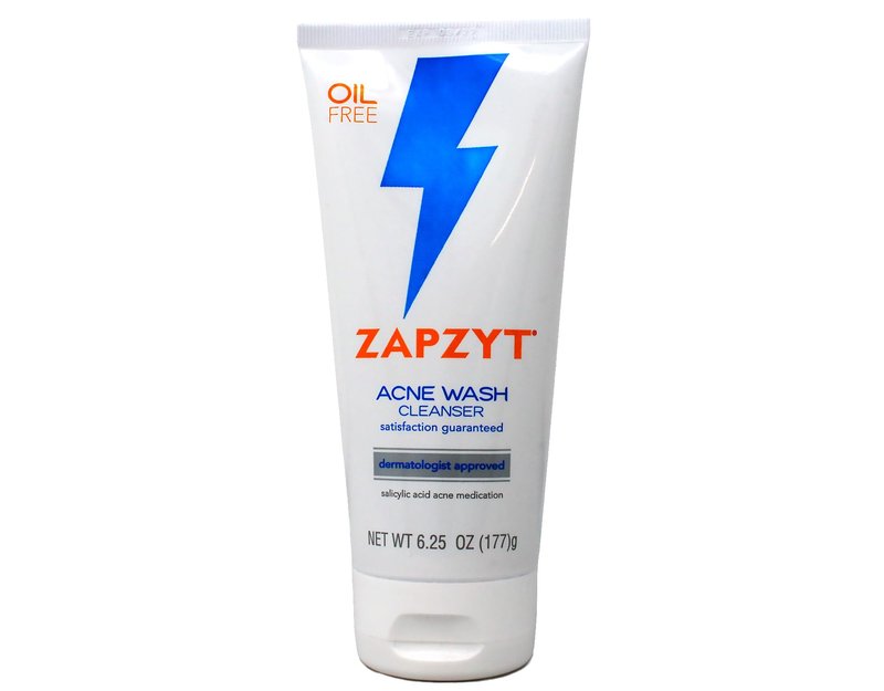 ZAPZYT Acne Wash with Salicylic Acid 6.25 oz (Pack of 4)