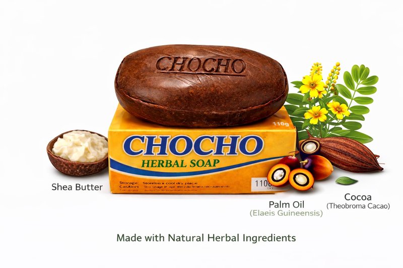 Chocho Herbal Soap – Ghana Nourishing Natural Soap from Ghana (2-Pack)