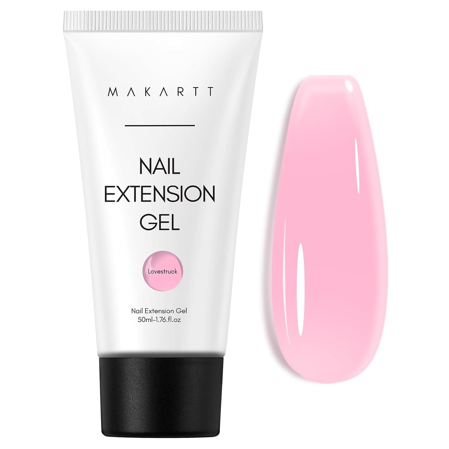 Makartt Poly Nail Gel: Clear 50ML Gel Builder for Natural-Looking Strengthener 3D Molding Gel for Trendy Nail Art-Long-Lasting and Easy to Use Supplies