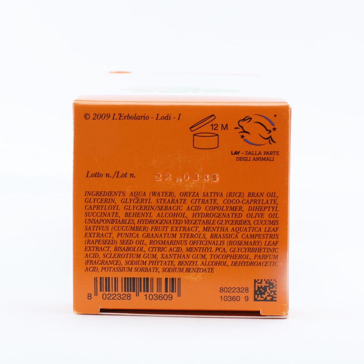 L'Erbolario Rinfresca Sole Refreshing After-Sun Cream - Light Texture - With Extracts Of Water Mint And Cucumber - Protective And Emollient Properties - Skin Is Left Nourished And Refreshed - 6.7 Oz