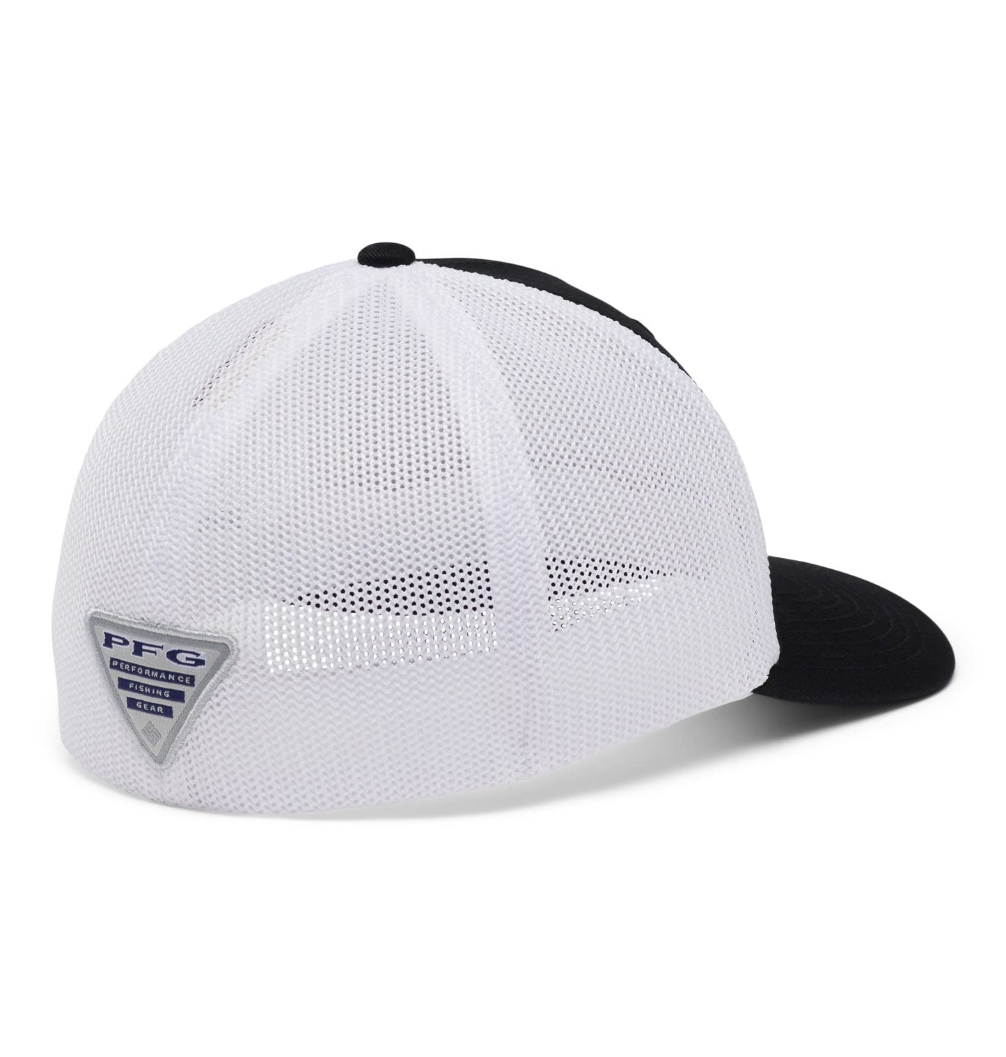 Columbia Unisex PFG Hooks Mesh Ball Cap-High Crown, Black/Gold, XX-Large