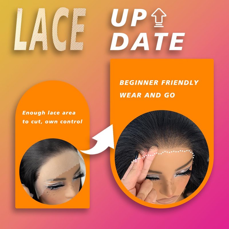MITIMES Ginger Orange Lace Front Wig Pre Plucked Synthetic Long Straight Ginger Lace Front Wigs 180 Density Glueless Ginger HD Lace Front Wig 32inch