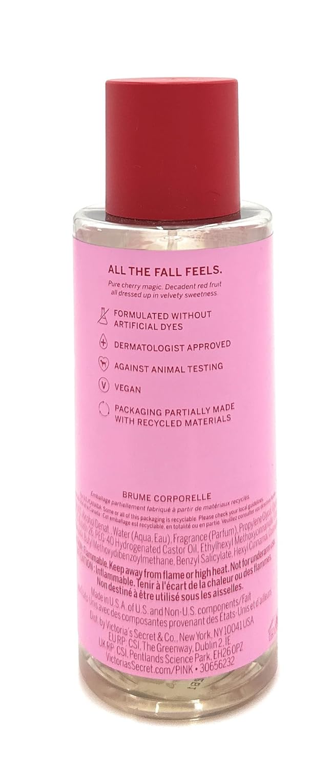 Victoria's Secret Pink Body Mist - Oh Cherry Scent | 8.4 Fl Oz Refreshing Fragrance
