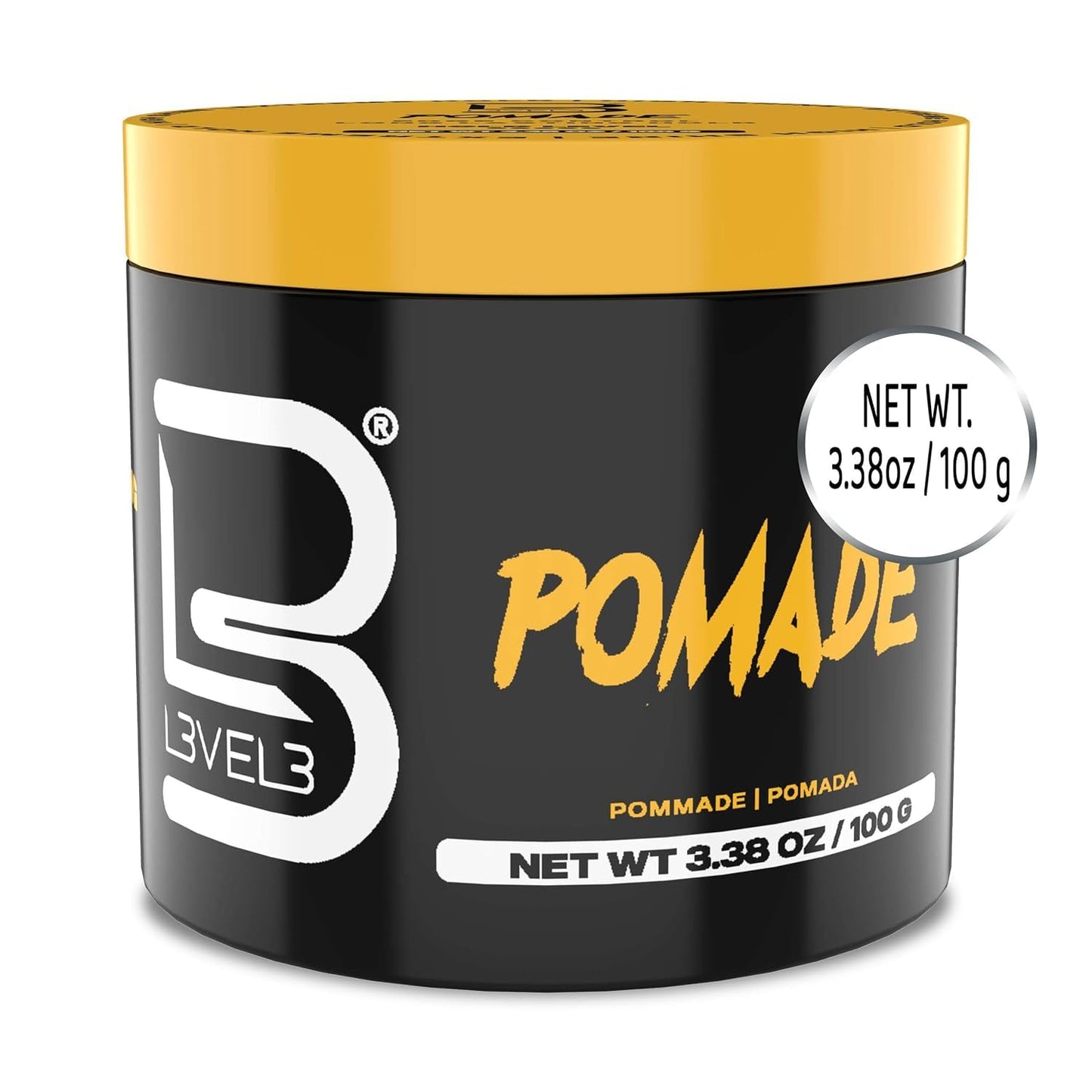 L3 Level 3 Pomade - Improves Hair Strength and Volume Long-Lasting Hold