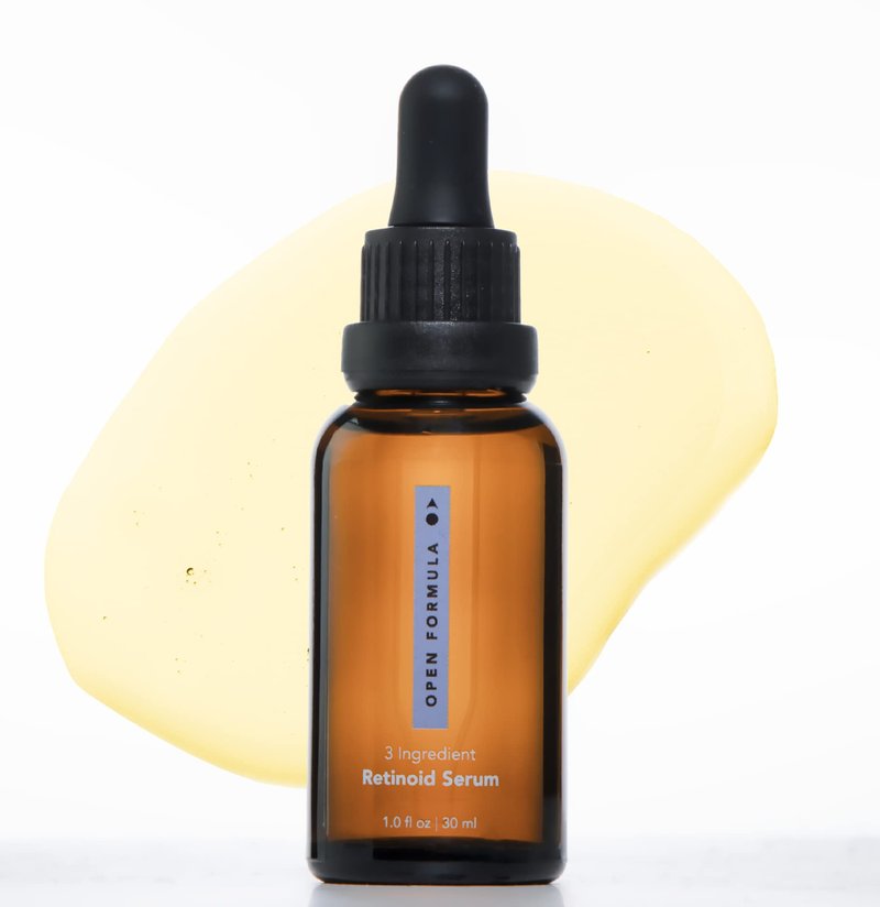 Open Formula Retinoid 0.5% Facial Serum – Essential 3-Ingredient Retinoid for Face & Neck, Retinol Alternative – Fine Lines, Wrinkles, Dark Spots & Uneven Tone – Gentle Vitamin A, 1 Fl Oz