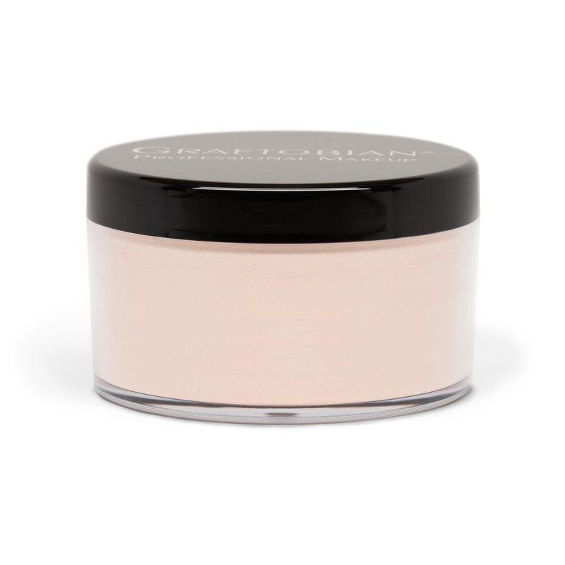 Graftobian HD LuceCashmere Setting Powder (0.7 oz) - No FlashBack, Matte, Silky Smooth Finish (French Silk, .7 oz)