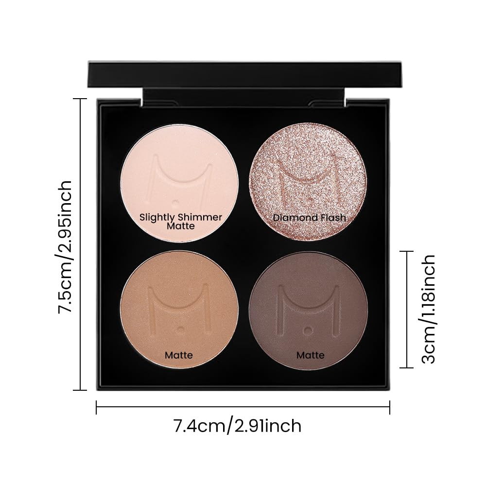 evpct Eye Shadow Quad Palette Makeup