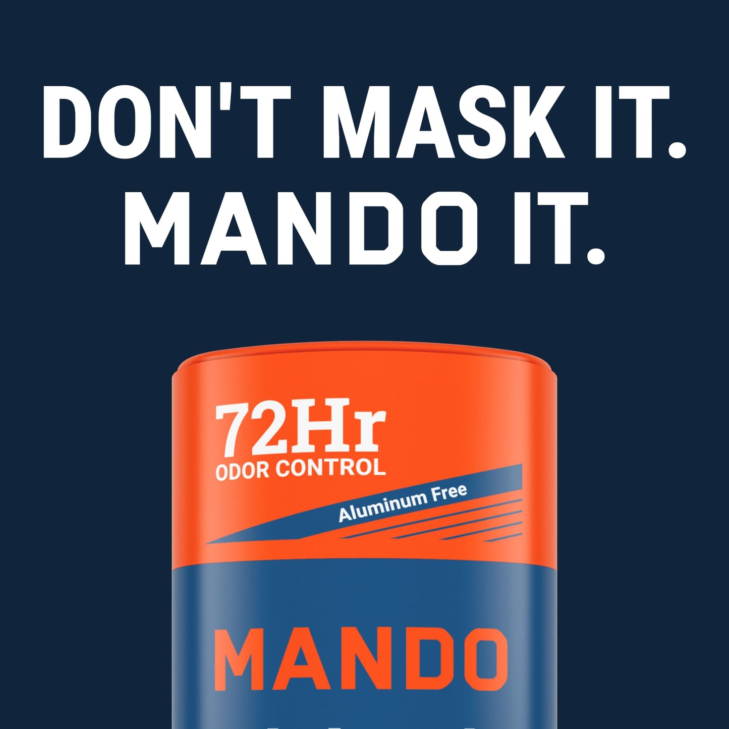 Mando Whole Body Deodorant Two-Piece System - 2.6 oz Smooth Solid Stick and 3.6 oz Deodorant Spray - Aluminum and Baking Soda Free Odor Control - Doctor Developed - 2 Piece Bundle (Pro Sport)