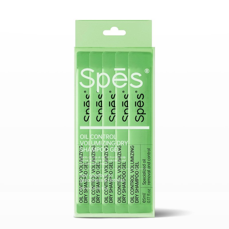 Spes Dry Shampoo Oil Control Volumizing Gel,No need to wash. Plant ingredients, 24-hour oil control,convenient to use, Improves itchy scalp, 4D hyaluronic(5mlx5, Cedar Scent)
