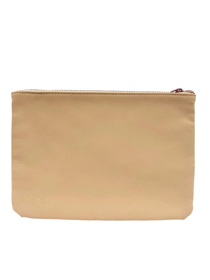 Bottega Veneta ILLUSIONE Leather Zip Cosmetic Pouch Makeup Fragrance Bag (9L X 6H x 0.2 W) - SMALL GIFT BAG - 1467