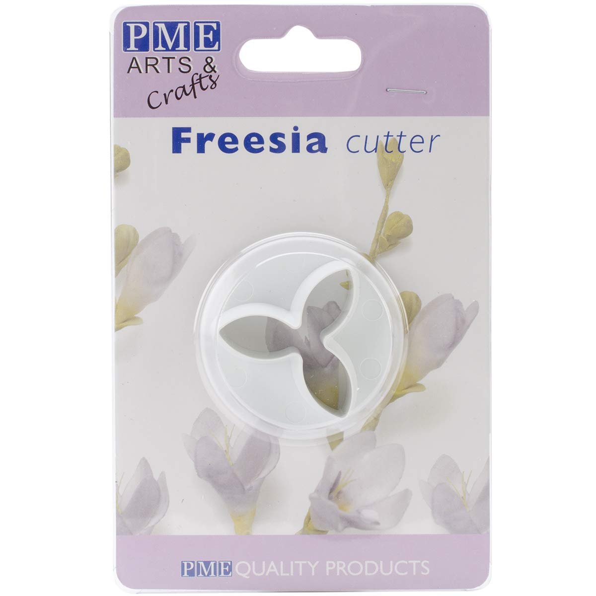PME Freesia Cutter For Cake Decorating & Sugar Flowers, Standard, White