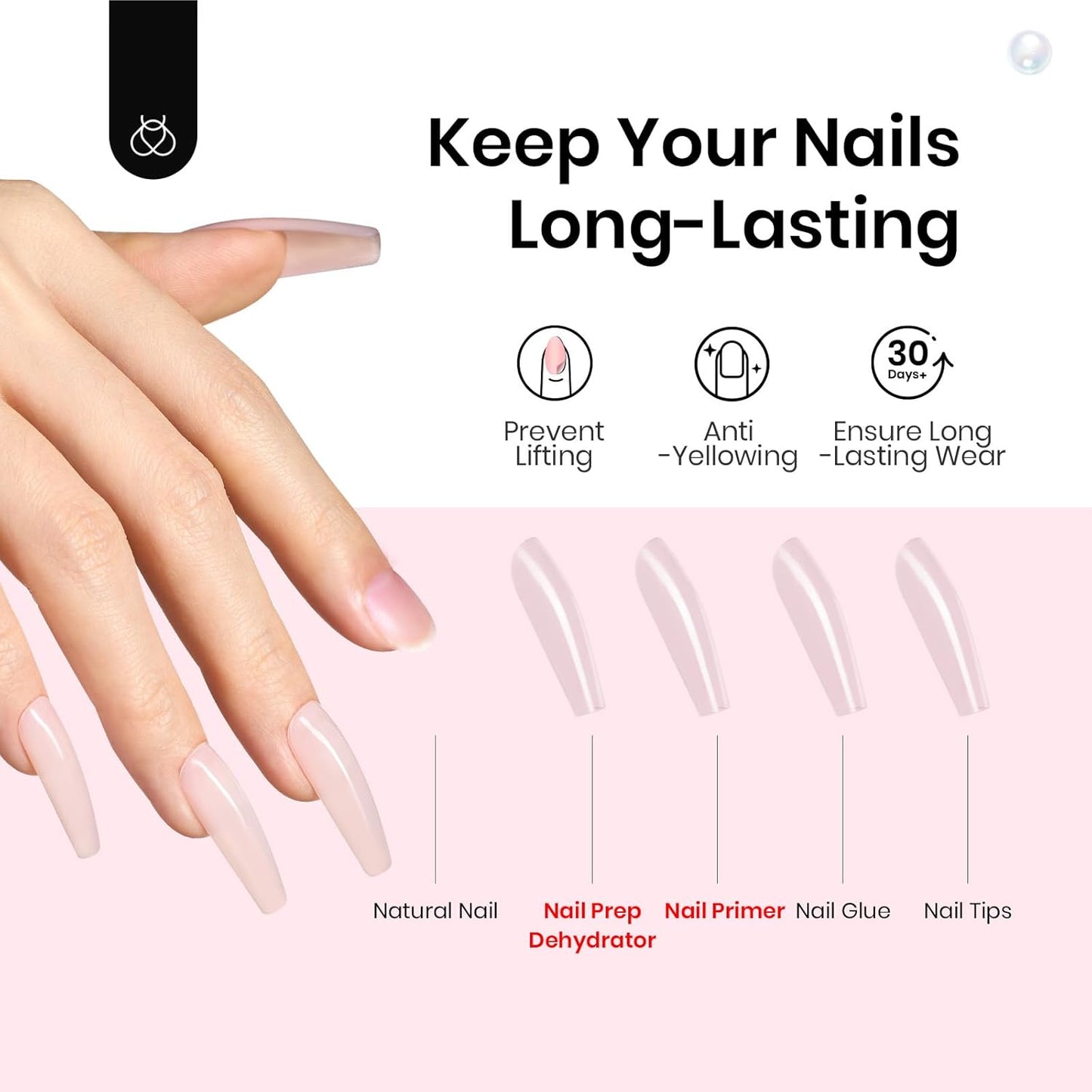 beetles Gel Polish Gel No Wipe Base Coat,15ml for Gel Nail Polish Soak Off LED Nail Lamp Gel Base Coat Upgraded Formula Long-Lasting DIY Home and Nail Salon
