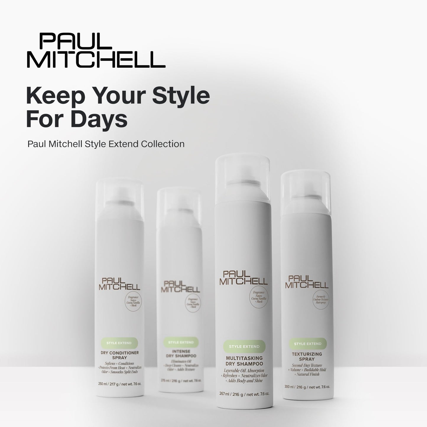 Paul Mitchell Multitasking Dry Shampoo, Refreshes + Adds Body, For All Hair Types, 7.6 oz