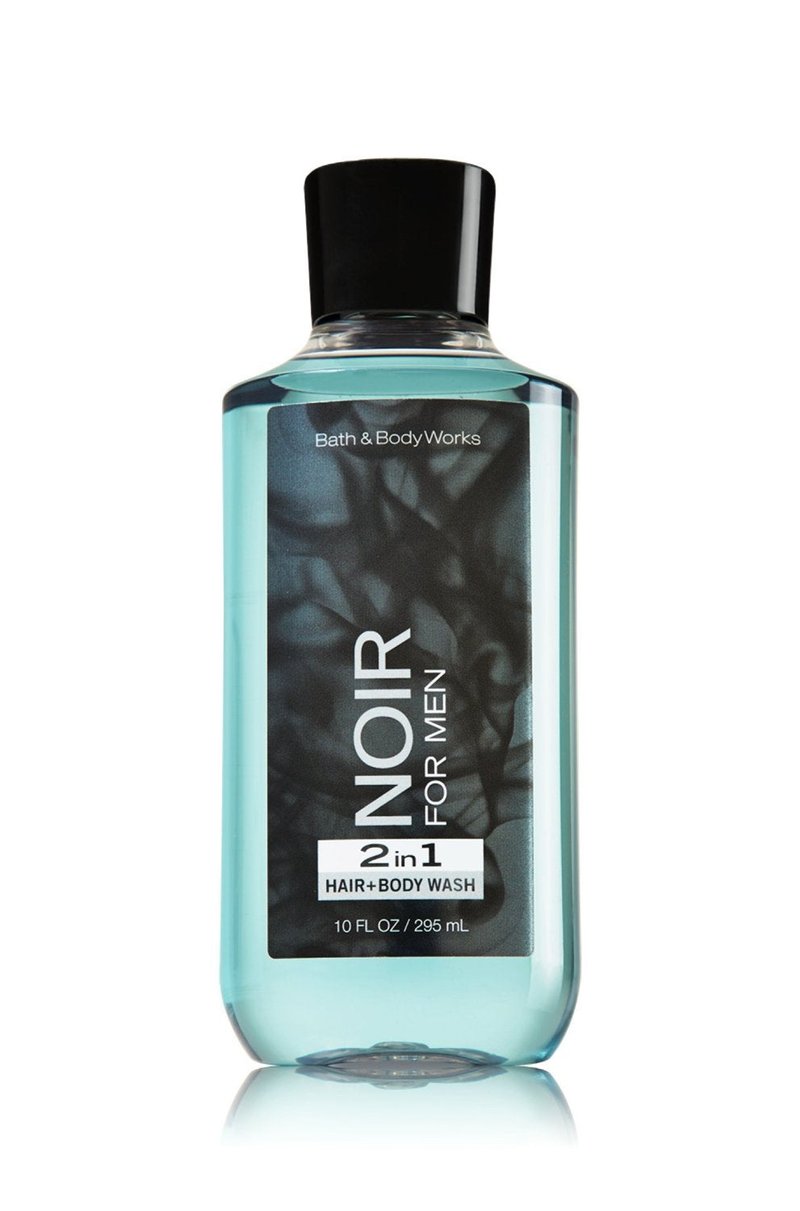 Lot of 3 Bath Body Works Noir for Men 10.0 Oz 2 in 1 Hair Body Wash