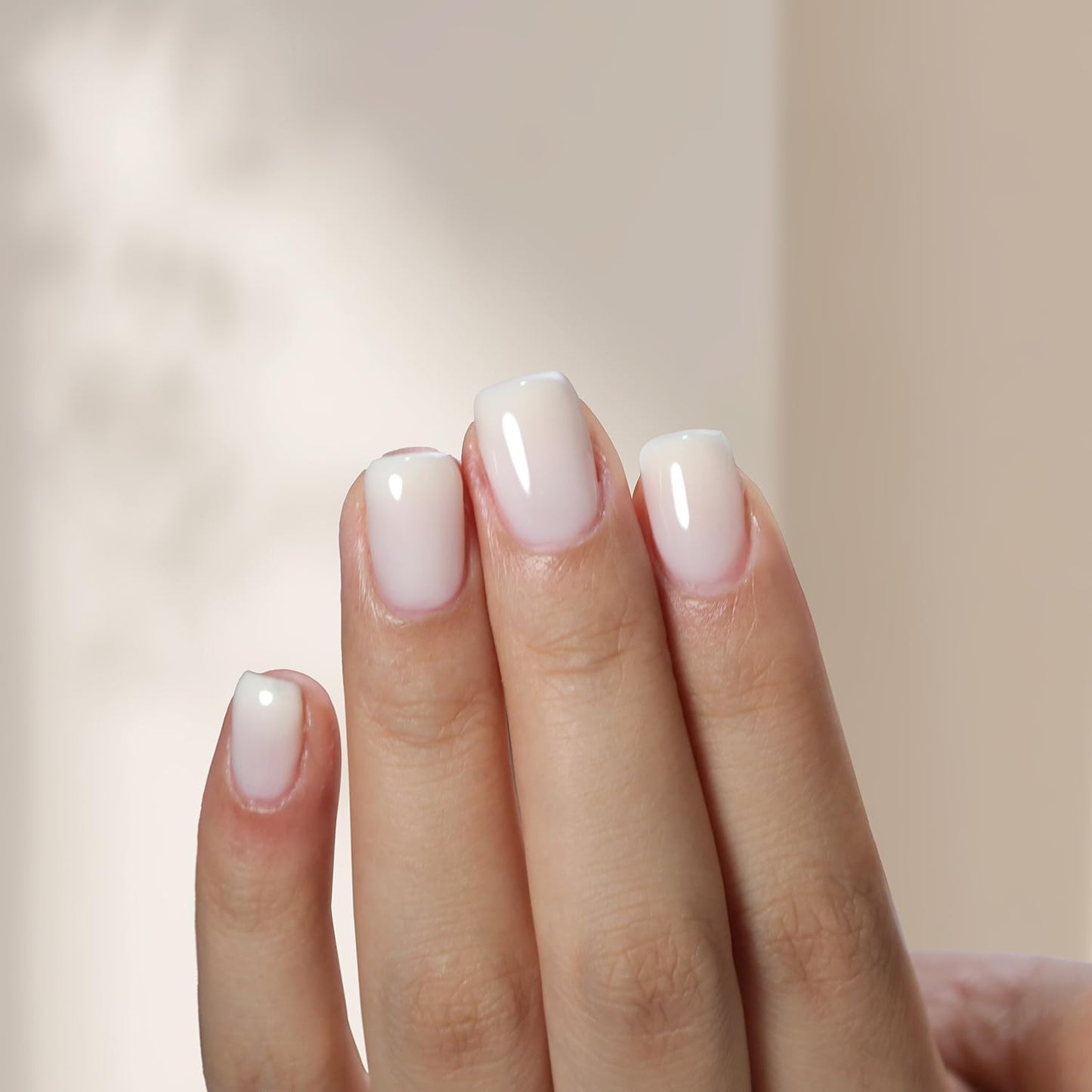 FZANEST Builder Gel Milky White Gel Polish Rubber Base For Nail Strengthener Extension LED Lamp Cured Color Base Nail Polish in Bottle