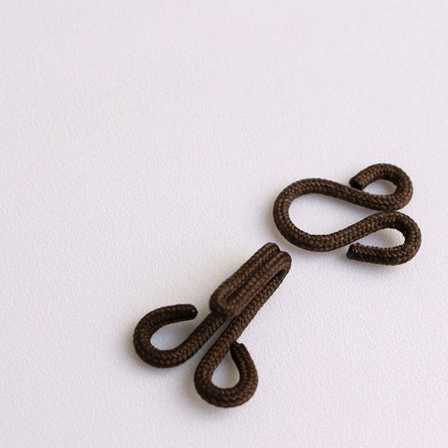 Prym Fur Hooks & Eyes, Brown, 3 PC