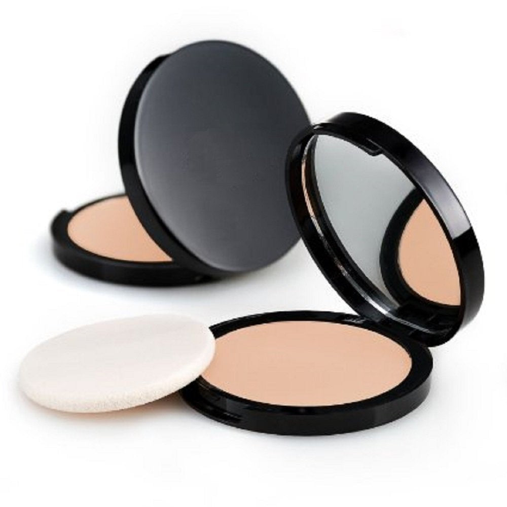 Probeautyco Dual Activ Pressed Powder Foundation - Medium Beige | Long-Lasting Coverage