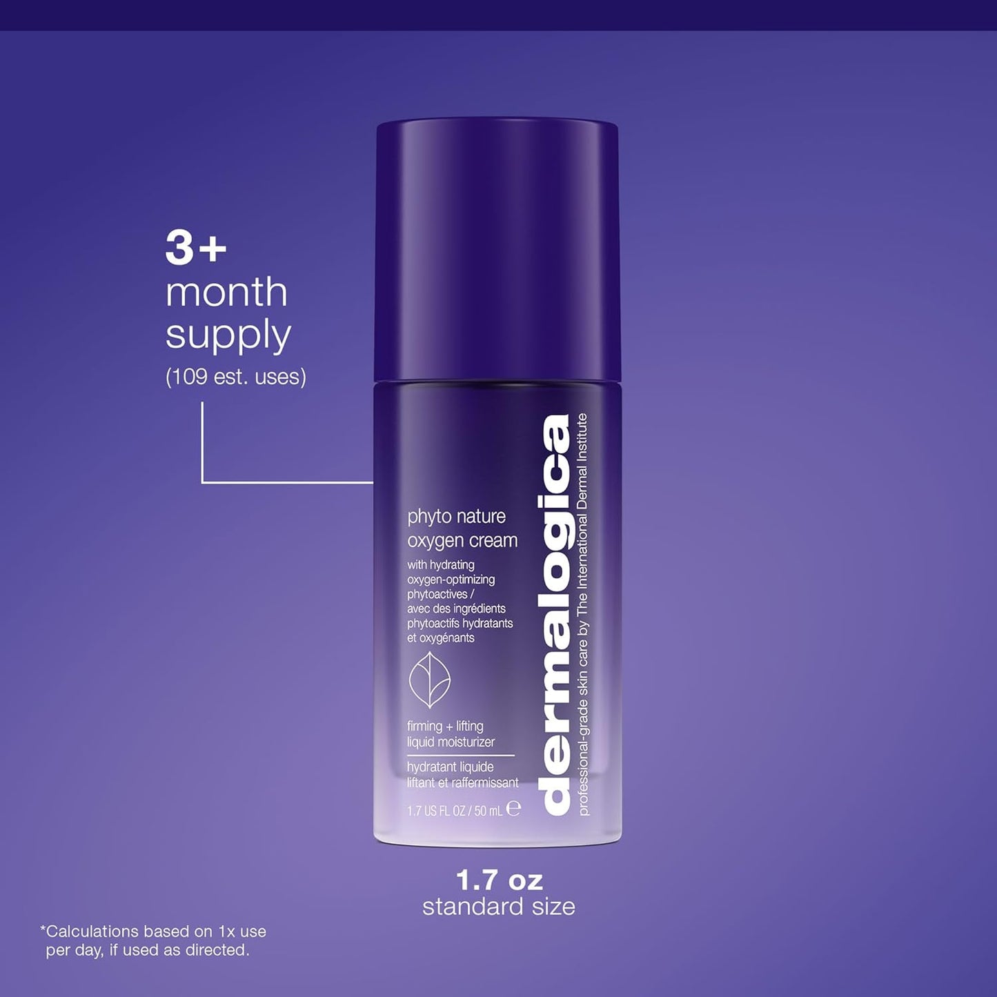 Dermalogica Phyto Nature Oxygen Cream - Daily Face Moisturizer for Firming & Revitalizing | 1.7 fl oz