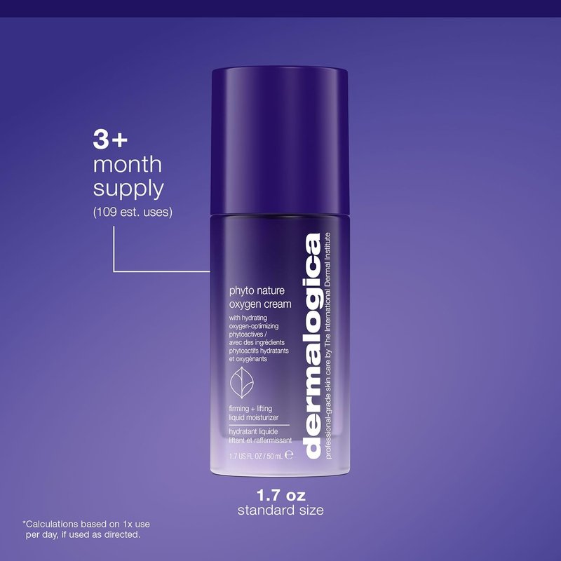 Dermalogica Phyto Nature Oxygen Cream - Daily Face Moisturizer for Firming & Revitalizing | 1.7 fl oz