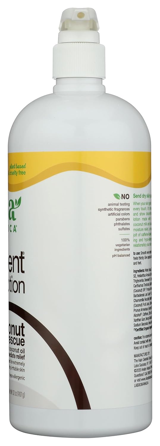 Alba Botanica Coconut Rescue Body Lotion - Very Emollient, 32 oz.
