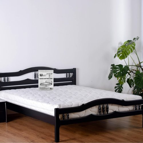 uBoxes Queen Mattress Clear Plastic Poly Covers, 61 x 15 x 104 inch, Heavy Duty 2 mil, 1 Pack