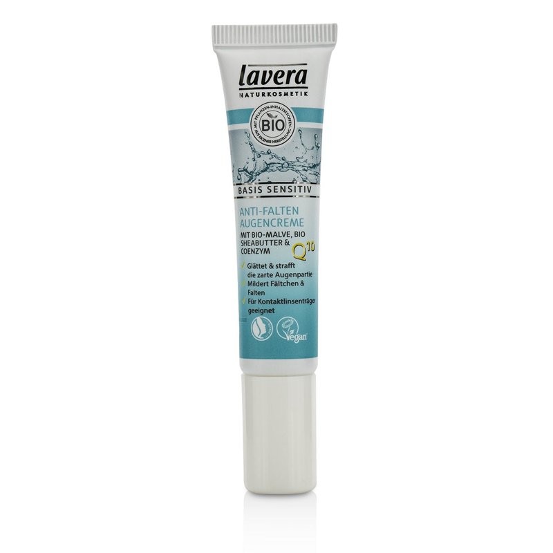 True Natural Lavera Basis Sensitiv Anti-Ageing Eye Cream, 0.5 Ounce