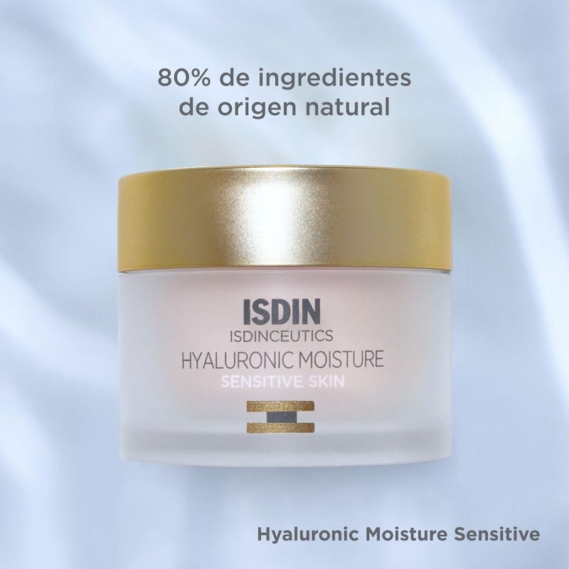ISDIN Isdinceutics Hyaluronic Moisture Sensitive Skin Calming Daily Face Moisturizer with Hyaluronic Acid 1.76 OZ (Standard)