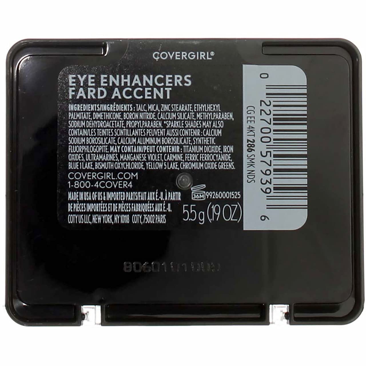 Cover Girl Eye Enhancers 4 Kit Eye Shadow 286 Smokey Nudes .19 Oz.