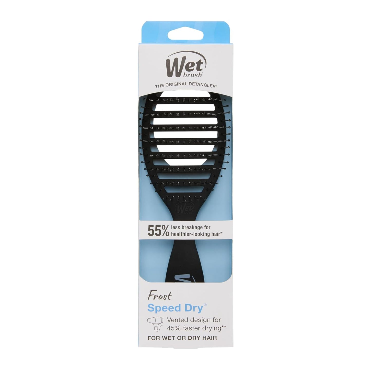Wet Brush Speed Dry Hair Brush - Pink - Vented Design and Ultra Soft HeatFlex Bristles Are Blow Dry Safe With Ergonomic Handle Manages Tangle and Uncontrollable Hair - Pain-Free