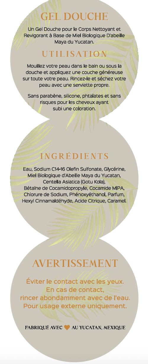 Mayan Bee Honey Body Wash - Natural Herbal Cleanser for Glowing Skin