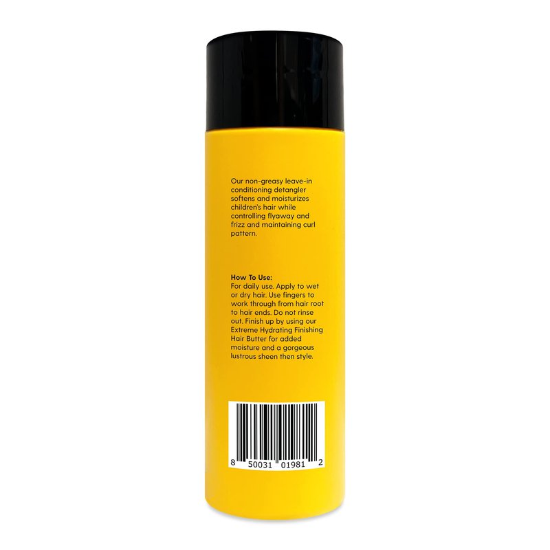 Sunny Isle Kids Care Moisture-Rich Leave-In Detangler - Gentle, Non-Greasy, Jamaican Black Castor Oil - 8 oz