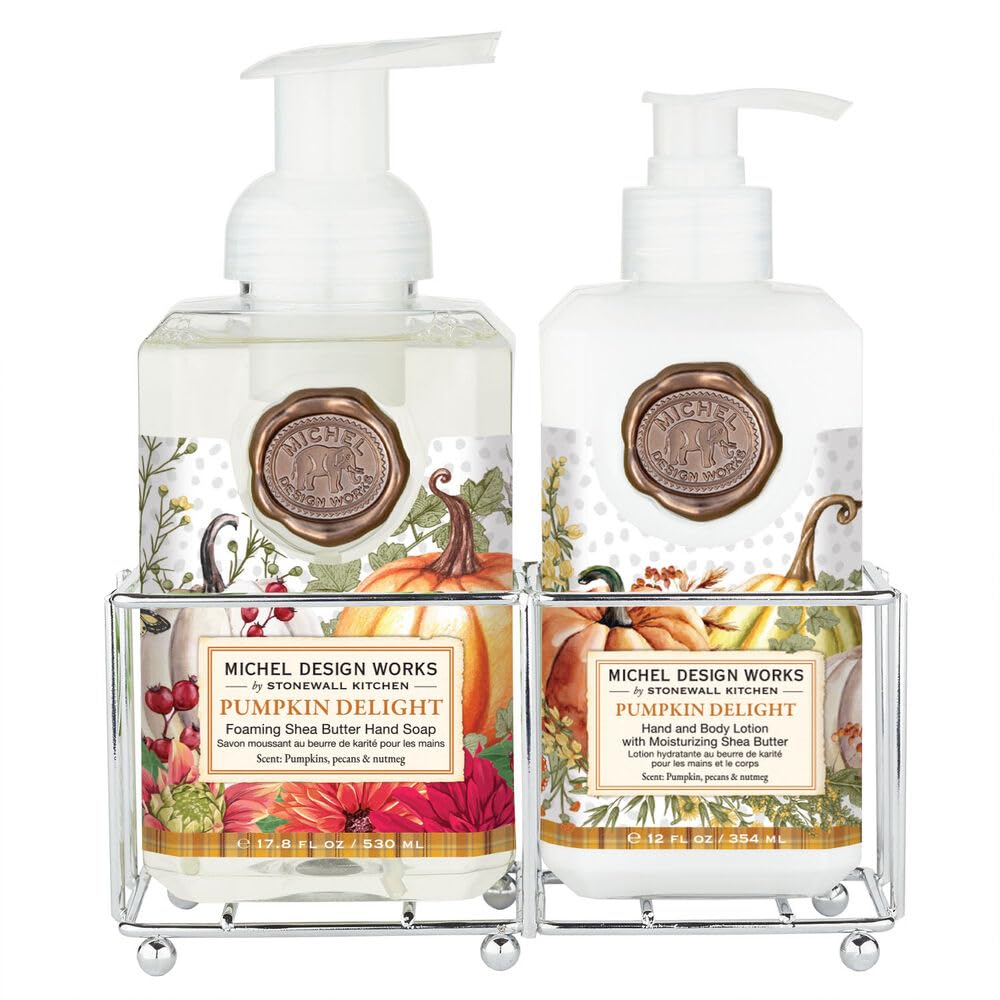 Michel Design Works Hand Care Caddy, Pumpkin Delight