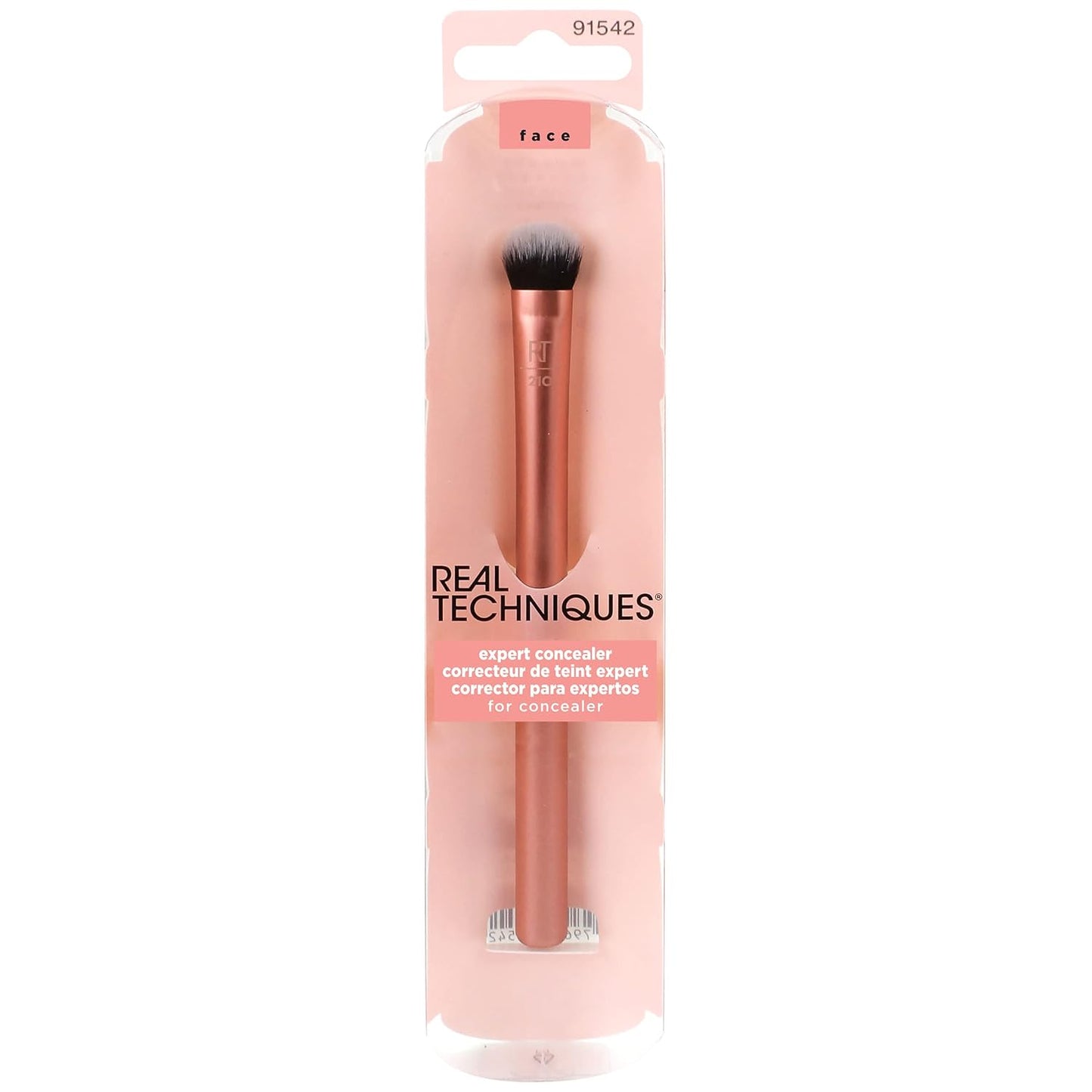 Real Techniques Brightening Concealer Makeup Brush, Viral Kitten Paw Brush Conceals Under Eyes, & Imperfections, Cover Dark Circles, For Brightener & Concealer, RT 242 Brush, Cruelty-Free, 1 Count