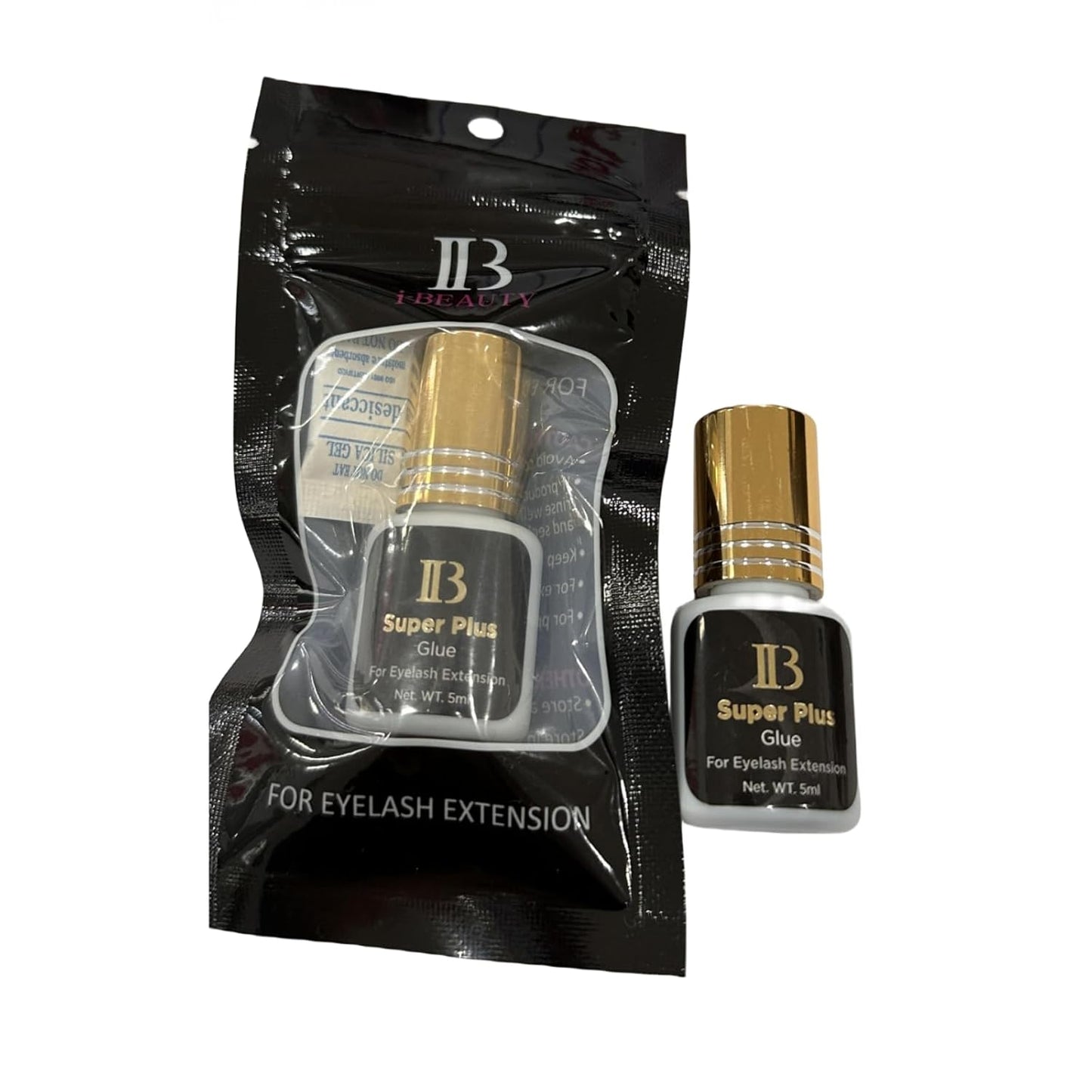 Eyelash Extensions Glue - Professional Low Smoke 5ml | 1-2 Sec Drying Time, Lasts 5-6 Weeks, 2 Pack