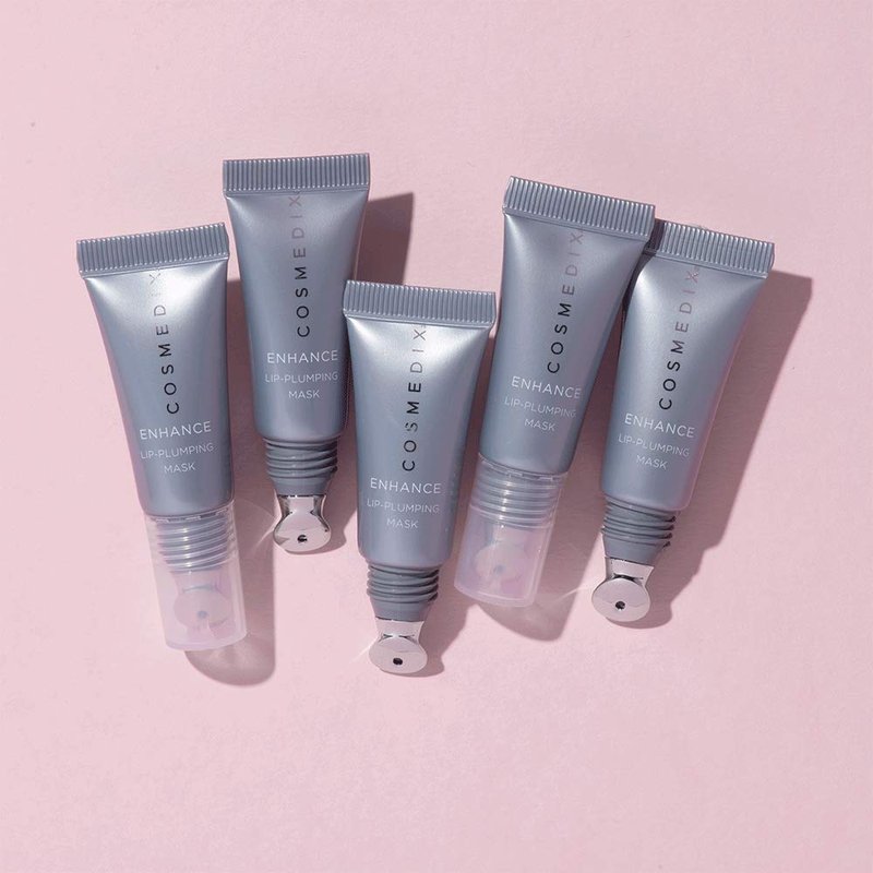 COSMEDIX Enhance Lip-Plumping Mask, Ultra-Nourishing, Intense Hydration & Moisture, Shea Butter & Cocoa Seed Butter, Cruelty & Gluten Free