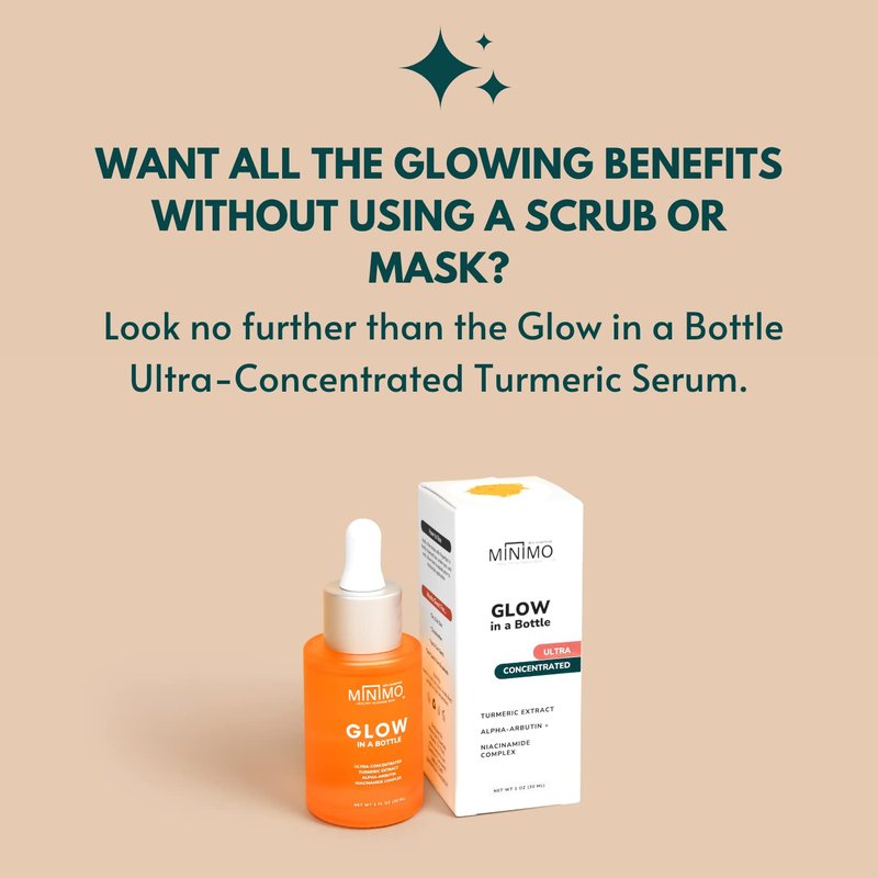 Turmeric Skin Brightening Oil - Ultra-Concentrated Serum for Dark Spots | 1 Fl. Oz Travel Size