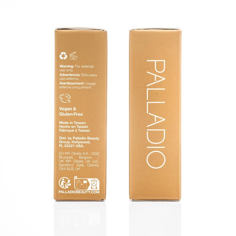 Palladio Skin Tint with Aloe, Niacinamide and Hyaluronic Acid, Sheer to Medium Coverage, Glowy Finish, Brightening and Blurring Lightweight Foundation Makeup (Dark Caramel)