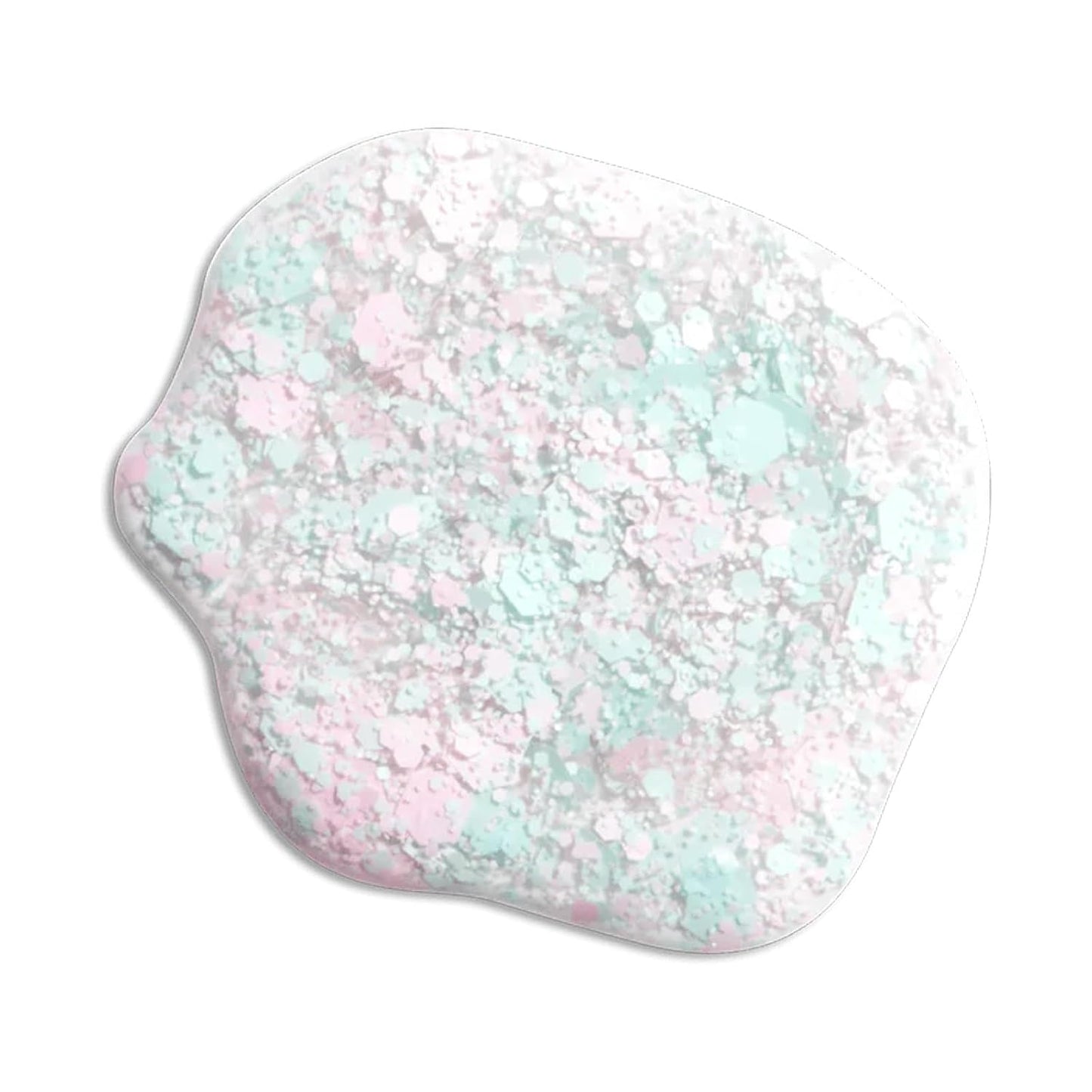 Vegan Nail Polish - 0203 Splatter - Long-Lasting Pastel Pink & Blue Paint Splatter | 0.5 oz