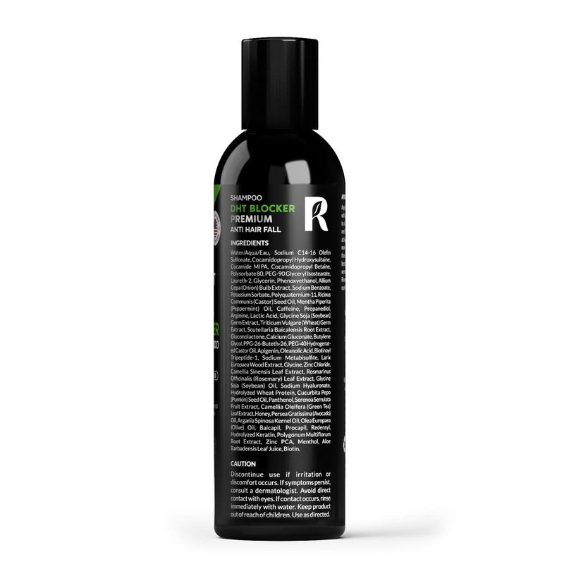 Rivermint Premium Hair Strengthening Shampoo Castor Oil, Biotin, Avocado Oil, Caffeine, Saw Palmetto, Onion, and Redensyl Hair Regrowth & Thickening Support Sulfate-Free, Paraben-Free, for Men & Women