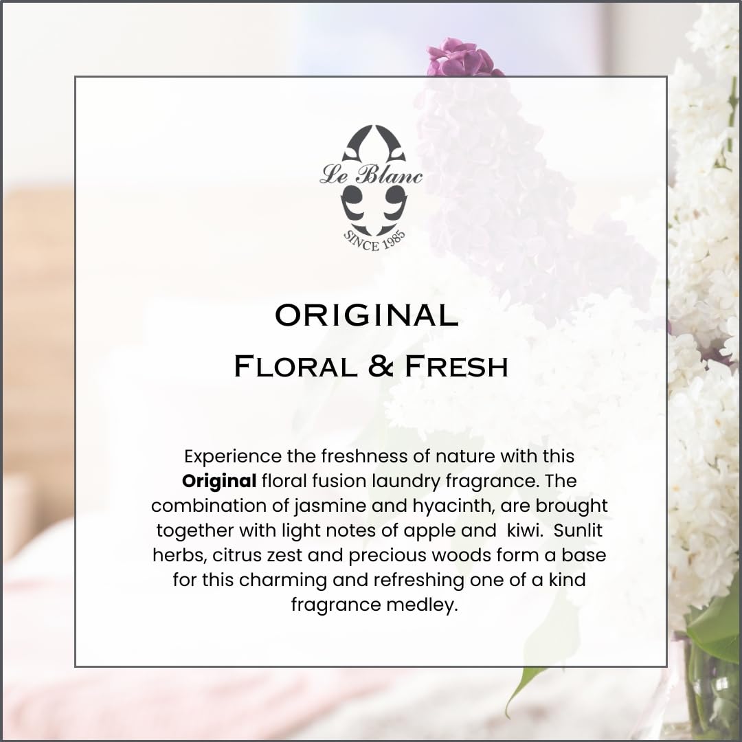 Le Blanc Linen Wash Classic Scent Clean Vintage Precious Heirloom Linens Safely, One 32 fl oz