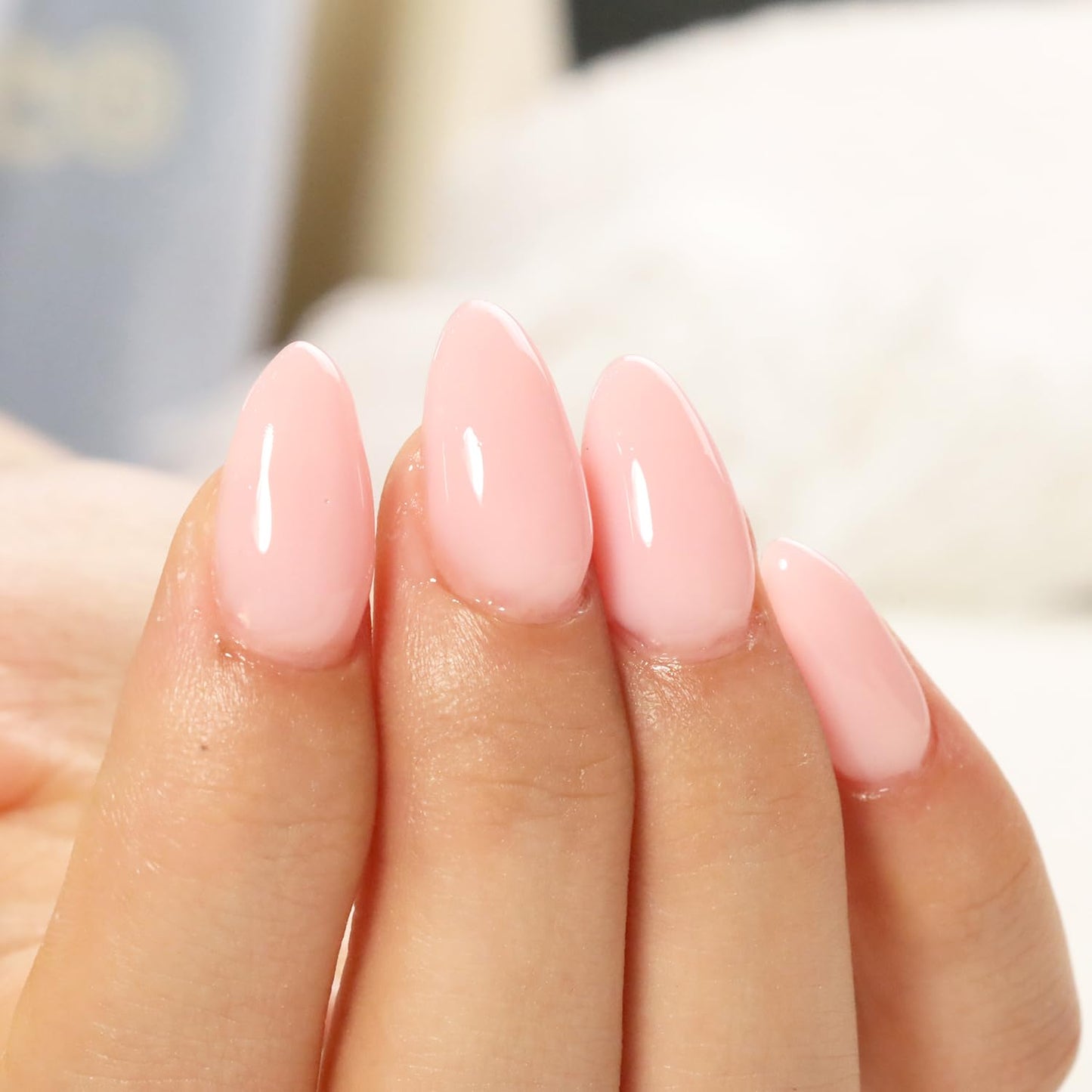 FZANEST Builder Gel Milky White Gel Polish Rubber Base For Nail Strengthener Extension LED Lamp Cured Color Base Nail Polish in Bottle