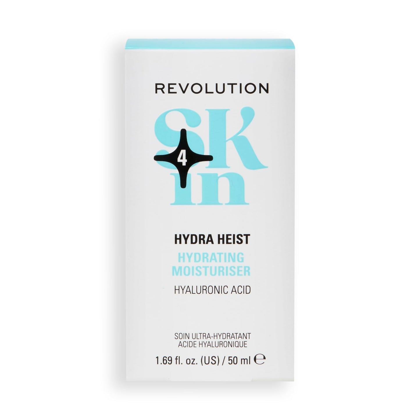 Revolution Skin, Hydra Heist Hyaluronic Acid Hydrating Moisturizer, Lightweight & Moisturizing Face Cream, Vegan & Cruelty-Free, 1.69 fl oz