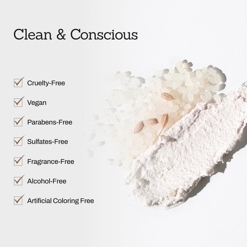 MEDITHERAPY Rice Wash-Off Mask - Korean Glass Skin Face Mask Skincare - Hydrating Rice Clay Mask - Natural Exfoliants Gently Improve Skin Texture, Even Skin Tone, and Restore Radiant Glow, 6.76 fl.