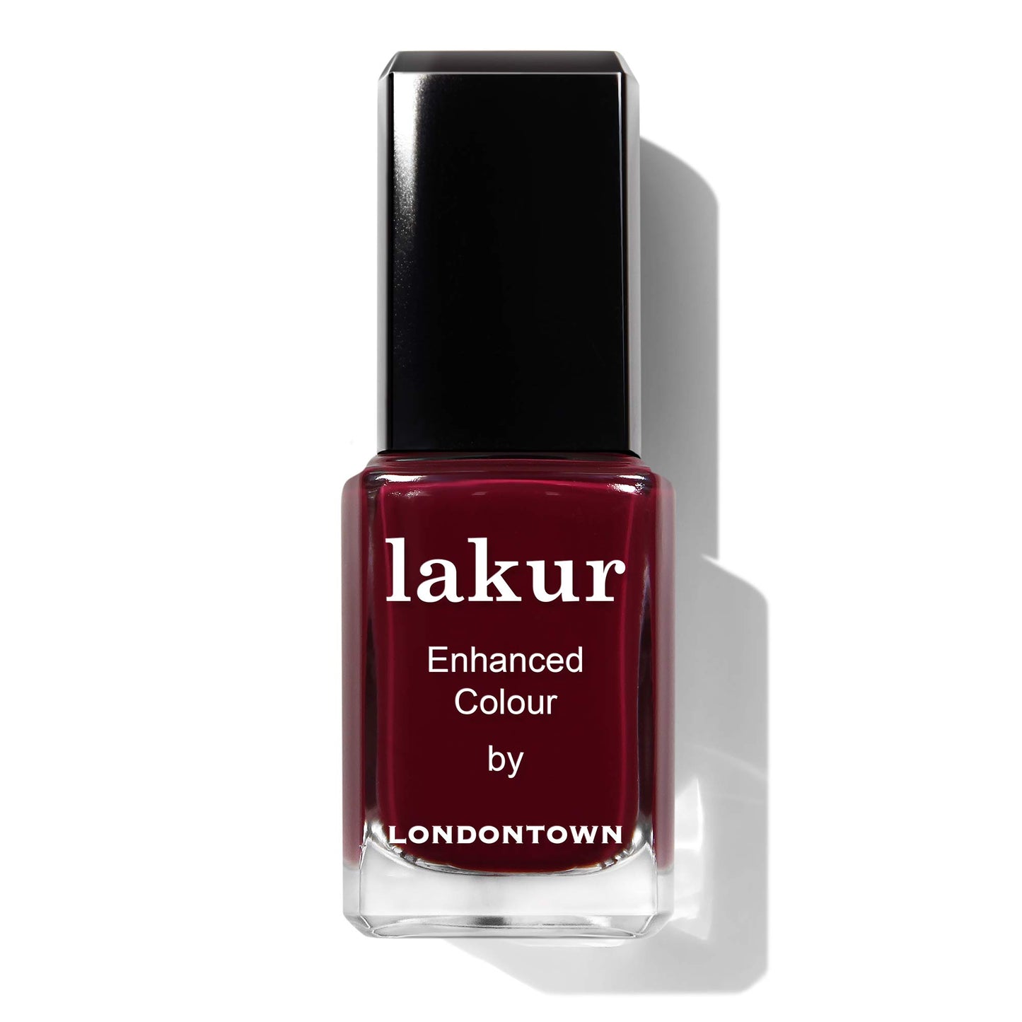 LONDONTOWN Lakur Nail Polish – Red, Guarded Jewel, 0.4 Fl Oz, Long-Lasting, Streak-Free, Chip-Resistant | 21+ Free Non-Toxic Vegan Nail Color, Strengthens & Hydrates Nails