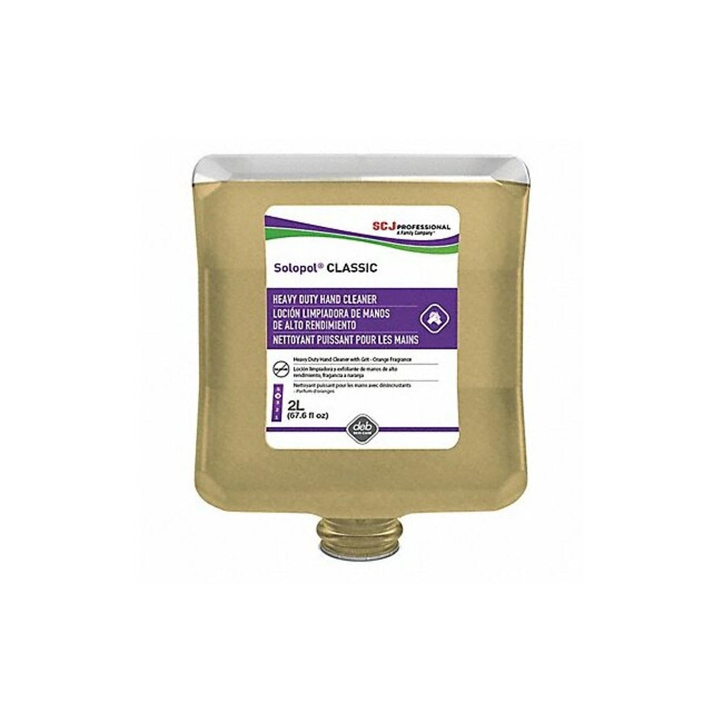 Deb 2 Liter Refill Beige Solopol Classic Scented Hand Cleaner