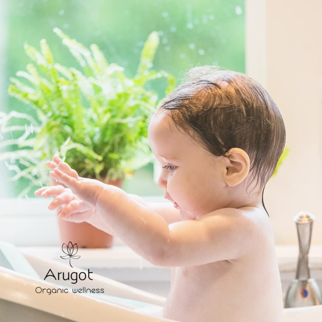 Organic Shampoo & Body Wash - Moisturizing Hyaluronic Acid Formula | Strengthens Hair & Nourishes Scalp